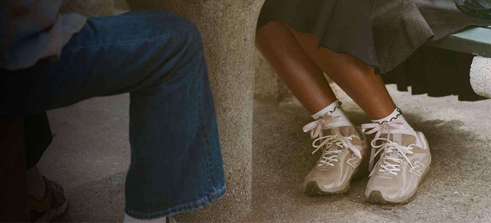 Close up image of woman wearing 204L 
